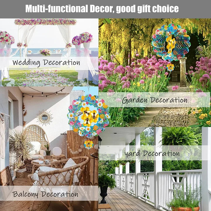 Sealed 3D Wind Spinner, 12 in.