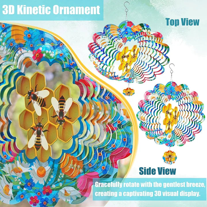 Sealed 3D Wind Spinner, 12 in.