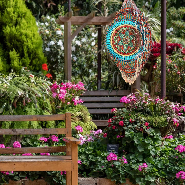 3D Peacock Love Wind Spinner