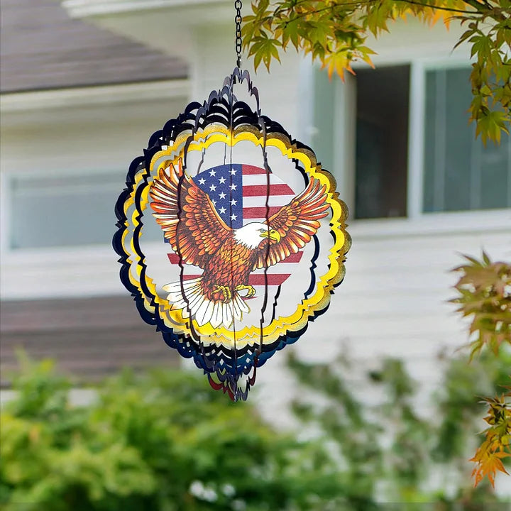 Eagle 3D Wind Spinner, 12 in.