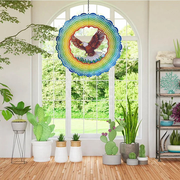 Eagle 3D Wind Spinner, 12 in.