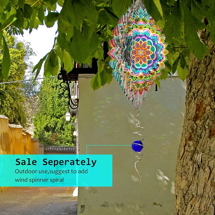 3D Clover Wind Spinner