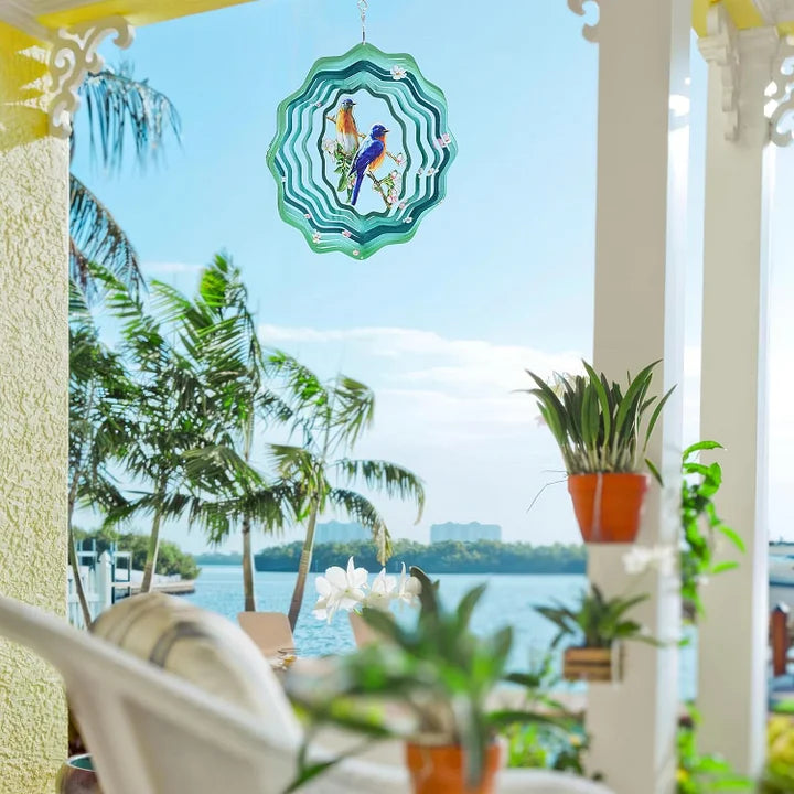 Bird 3D Wind Spinner, 12 in.