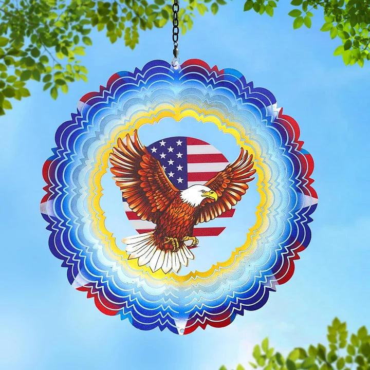 Eagle 3D Wind Spinner, 12 in.