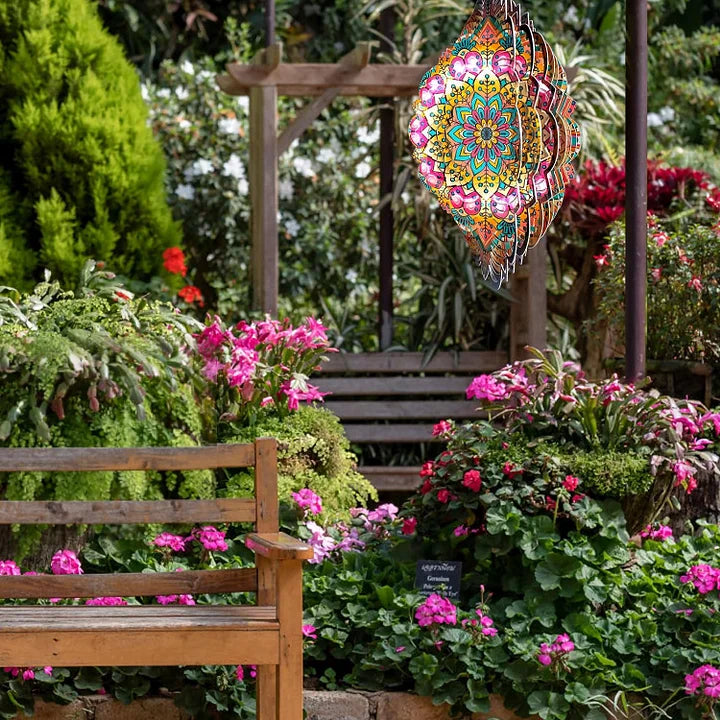 3D Lucky Star Wind Spinner