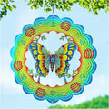 Butterfly 3D Wind Spinner, 12 in.
