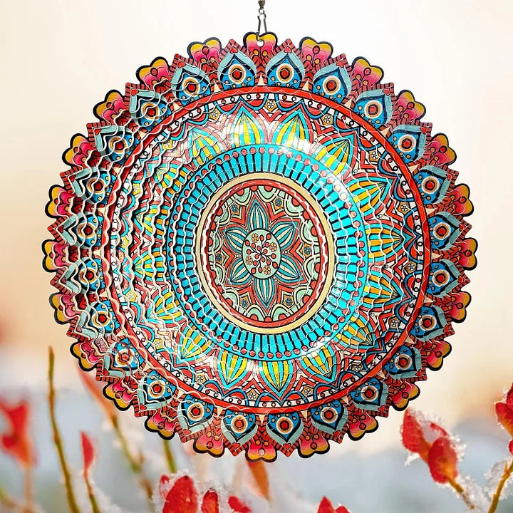 3D Peacock Love Wind Spinner